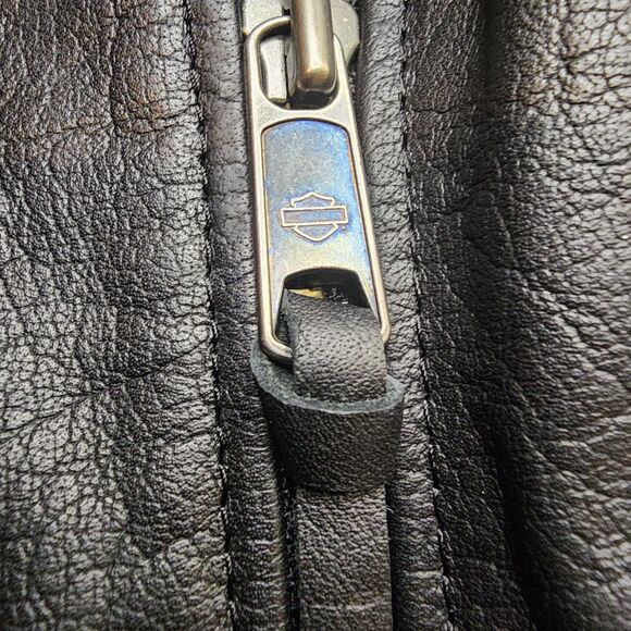 Harley Davidson Leather Jacket Motorcycle Womens Large Potomac 3-In-1 - Picture 7 of 14